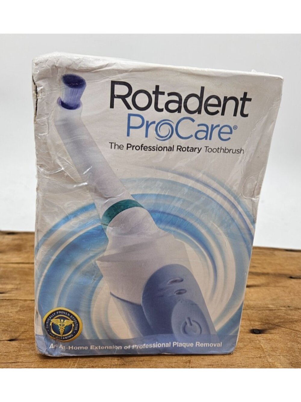 New Rotadent ProCare Professional Rotary Electric Toothbrush Damaged Box